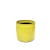 Osłonka ceramiczna szkliwiona Żółta 19x17cm